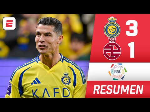 CRISTIANO RONALDO, Durán y Mané guiaron victoria para AL NASSR 3-1 vs Al-Kholood | Saudi Pro League