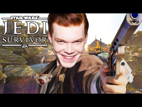 Using the Jedi Blaster only in Jedi Survivor to become a true American…