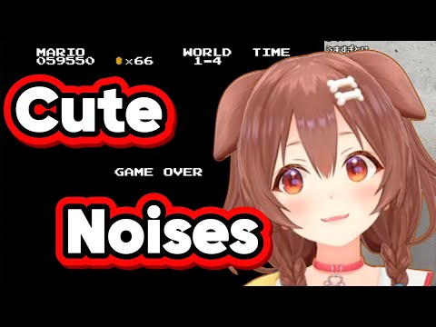 Korone's Noises While Playing Mario Sound TOO Cute【Hololive】