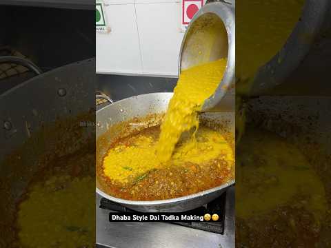 Dhaba Style Dal Tadka Making🤩😋|| Indian Street Food