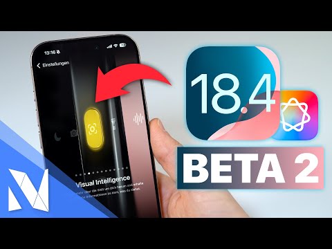 iOS 18.4 Beta 2 - Was ist neu? (Visual Intelligence, neue iPads & mehr!) | Nils-Hendrik Welk