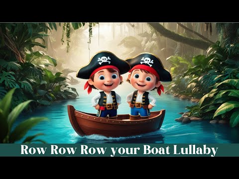 Row Row Row Your Boat Down the Amazon: Happy Lullaby for Babies | 30 Min Soothing Sleep Music