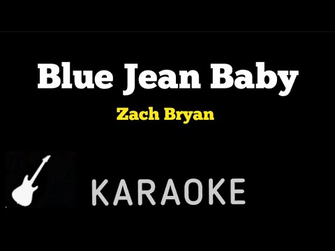 Zach Bryan - Blue Jean Baby | Karaoke Guitar Instrumental