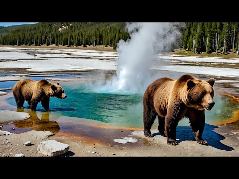 EXPLORE Yellowstone's HIDDEN Geysers and WILDLIFE Wonders!