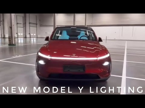 2025 Tesla Model Y Light Show | Refresh Model Y Juniper | Ultra Red Color | LED , Interior Lights