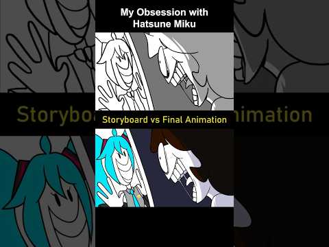 Storyboard vs Animation: Hatsune Miku (shot 10)