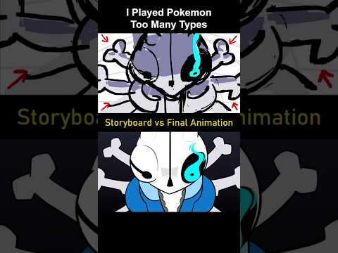 Storyboard vs Animation: Pokemon Too Many Types (shot 33)