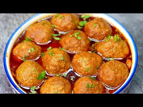 Lucknowi Kofte Ka Salan Recipe | Traditional Mutton Kofta Curry | Village Style Nuktiyon Ka Salan