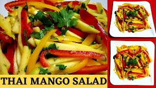 Thai Mango Salad | Mango Salad Recipe | The Cooking Melody