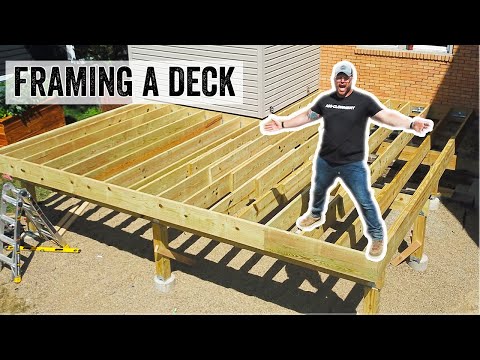 Building An EPIC DECK - Pt. 2 FRAMING