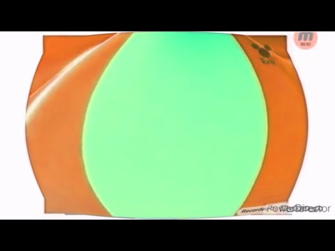 COOL RARE toon disney uk ident 1999 2002 branding orange Effects