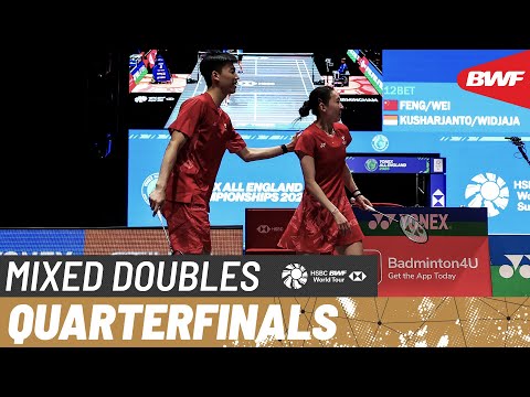 YONEX All England Open 2025 | Feng/Wei (CHN) [5] vs. Kusharjanto/Widjaja (INA) | QF