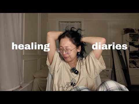 healing diaries | dealing with anxiety, friendsgiving, baking for the first time