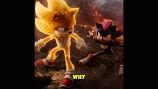 Why Does SONIC Seem WEAKER in the Movies? SONIC THE HEDGEHOG 3... #shorts