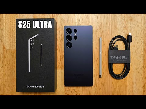 Samsung S25 Ultra UNBOXING (Titanium Black) Galaxy