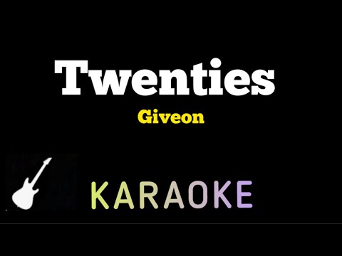 GIVĒON - TWENTIES | Karaoke Guitar Instrumental