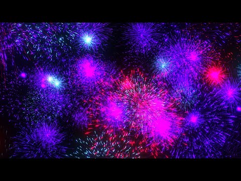 New Year Fireworks Background video | Footage | Screensaver