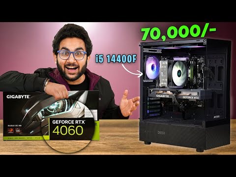 Rs. 70,000/- Gaming/Productivity PC Build - i5 14400F RTX 4060