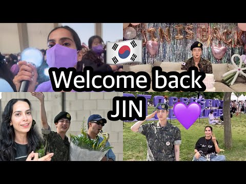 🇰🇷BTS JIN is BACK 🥳💜