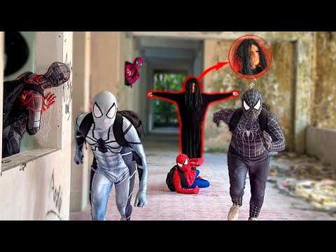 Pro 8 SPIDER-MAN vs SERBIAN LADY || Hide and Seek in an Abandoned Building !! (Horrifying POV)