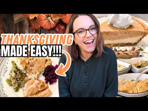 ⏱️SPEEDY THANKSGIVING🍗: Full Feast & Dessert Ready in No Time!