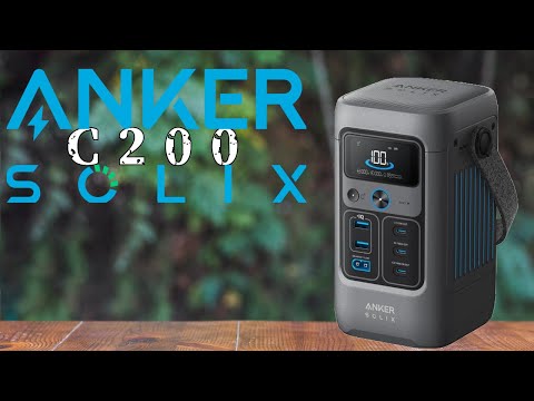 Anker SOLIX C200 DC Power Bank Station (60,000mAh), 192Wh Portable Power Station Unboxing