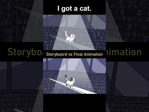 Storyboard vs Animation: I got a cat. (shot 17)