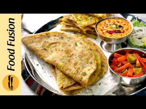 Hara Masala Aloo Paratha Ramadan Special Recipe by Food Fusion