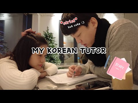 Preparing for midterm exam (w/ my Korean tutor)