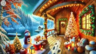 Winter Relaxation Piano Music | Cozy Cabin & Snowy Scenery for Stress Relief