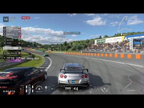 Daily B - Iron Horse Knocks Viking Wolf Off Track - #dirtydriver #granturismo7 #racing #payback