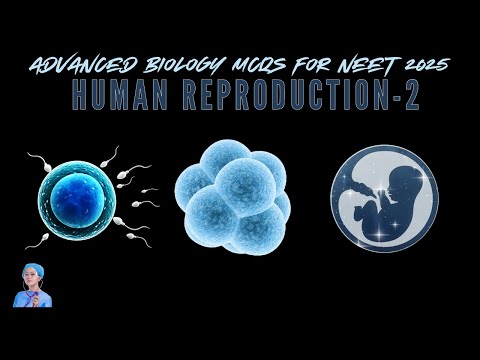 ADVANCED BIOLOGY MCQs for NEET 2025 | Human Reproduction-2 | by Shiksha House