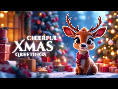 Cheerful 3D Xmas Greetings