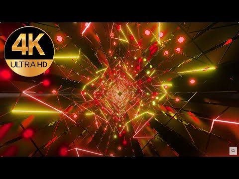 3 hours 4k  Square shaped Metallic color Flashing Relaxing Abstract background Video loop meditation