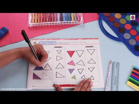 Shapes - Triangles | Step by Step Drawing Book 1 | Periwinkle