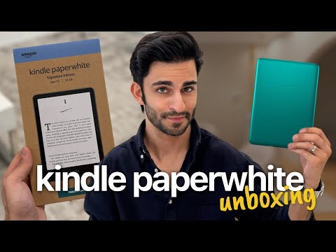 Kindle Paperwhite (2024) Signature Edition Unboxing & First Impressions | Metallic Jade ✨