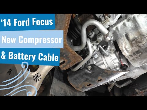 '14 Ford Focus - NEW A/C Compressor & Battery Cable