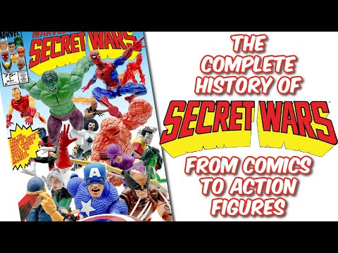 SECRET WARS - EVERY COVER recreated with Marvel Legends!  Complete History!