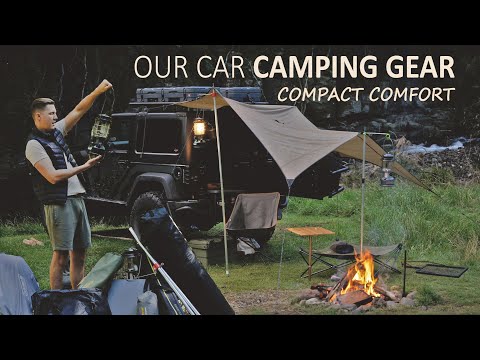 Our Car camping gear essentials [ compact vs comfort, the good and the bad ]