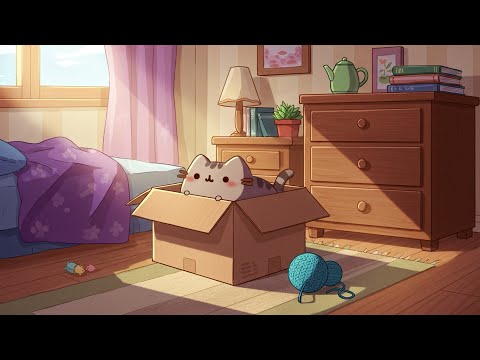 Morning Coffee with Pusheen ☕🐈 Soft Lofi Beats for Chill & Study ☕ Soft & Warm Morning Vibes