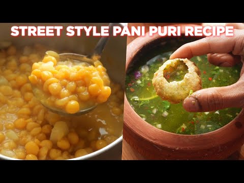 Street Style Pani Puri Recipe