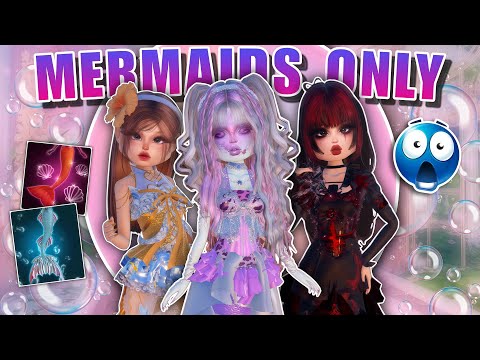 *ONLY* Being A *MERMAID* For EVERY ROUND In *PRO* Dress To Impress Servers!! (Roblox)