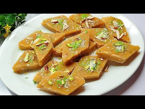 Shab E Barat Special Chane Ki Daal Ka Halwa||بغیر چاشنی کے برفی جیسا حلوہ||Tukri Halva Recipe