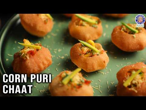 Corn Puri Chaat | Quick & Simple Snack Recipe For Kids | Kids Special Snack Recipe | Chef Bhumika