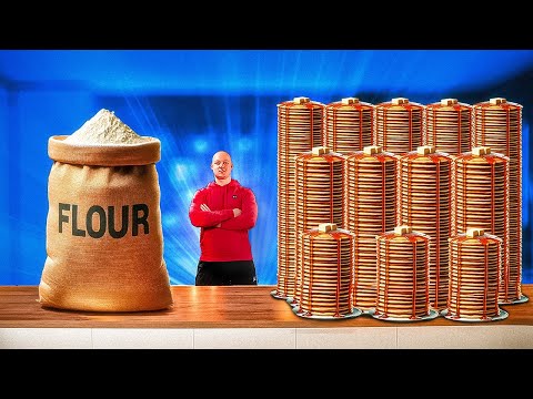 How many pancakes will you get from 1 bag of flour?