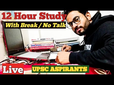 ⏰ Study With me Live 📚 upsc aspirants ✍️