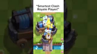 “Smartest Clash Royale Player” #clashroyale #clashroyaleshorts #clashroyalememes #shorts