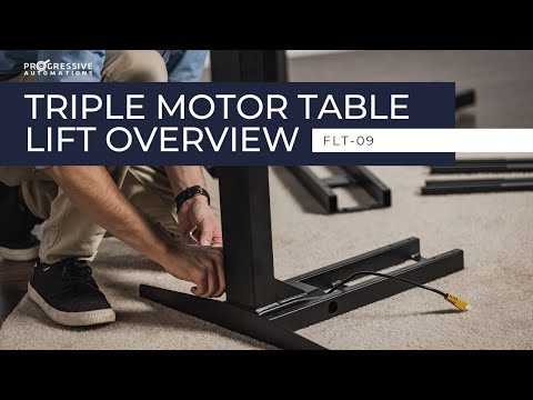 Adjustable V-Shaped Standing Desk Frame | FLT-09 Overview | Progressive Automations