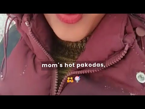 🤔 thinking of mom's hot pakodas in this -13°☃️❄️#missingmom #shortvideo