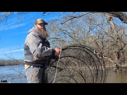 HOW TO Catch Fish in Hoop Nets & Outdoors Cooking On Our NEW Rocket Stove!! (Catch*Clean*Cook)